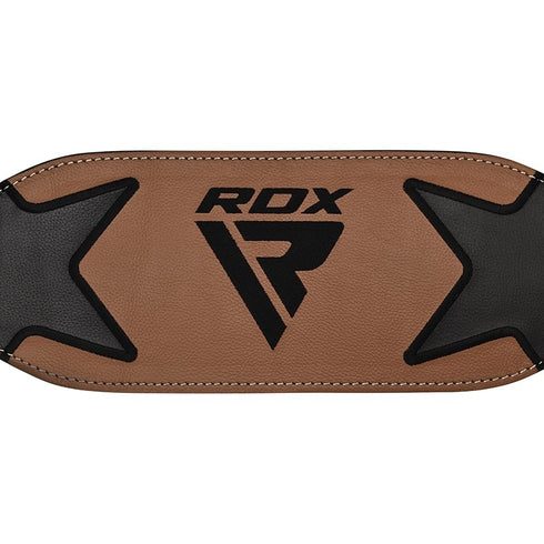 RDX 6 INCH BROWN LEATHER WEIGHTLIFTING BELT-8